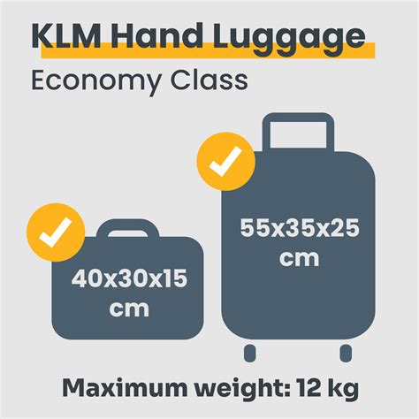 klm baggage allowances|klm cabin baggage allowance economy.